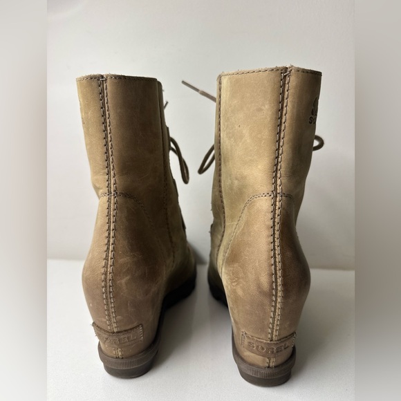 SOREL Women's Size 8 Joan of Arctic Wedge II Waterproof Boots Alpine Brown - Picture 6 of 10